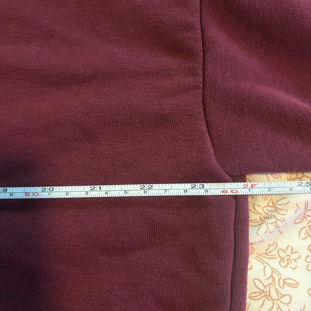 Nike Dri-FIT Get Fit Women's Cropped Swoosh Training Crew Size M Burgundy - Picture 8 of 10